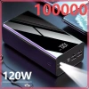 Sạc dự phòng 100.000mAh LED hiển thị % + đèn pin, pin dung lượng lớn, bảo hành, giá 409.200₫ 8