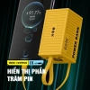 Sạc Dự Phòng 100.000mAh PD 20W Nhanh 4 Cáp, LED Hiển Thị % Pin - 299k 2