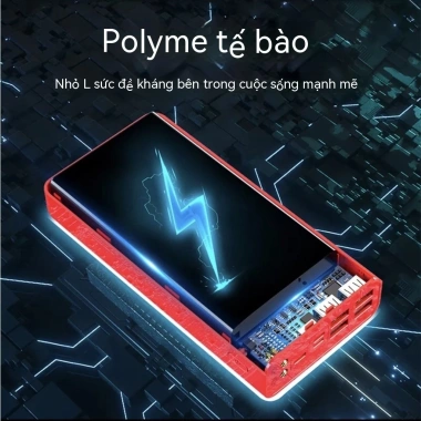 Sạc dự phòng 100.000mAh sạc nhanh 3 vào 4 ra màn hình LED - Giá ưu đãi 596k