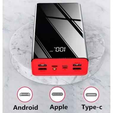 Sạc dự phòng 100.000mAh sạc nhanh 3 vào 4 ra màn hình LED - Giá ưu đãi 596k