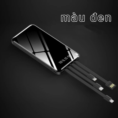 Sạc dự phòng 10.000mAh 4 cổng (iPhone/Android/Type-C/USB) kèm đèn LED - Giá chỉ 99.000₫ 8 Sạc dự phòng 10.000mAh 4 cổng (iPhone/Android/Type-C/USB) kèm đèn LED - Giá chỉ 99.000₫ 8