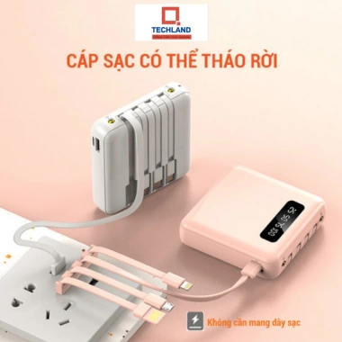 Sạc dự phòng 10.000mAh đa năng, hỗ trợ nhiều thiết bị – giảm giá sốc 87.811 VND, giá gốc 106.251 VND 4 Sạc dự phòng 10.000mAh đa năng, hỗ trợ nhiều thiết bị – giảm giá sốc 87.811 VND, giá gốc 106.251 VND 4