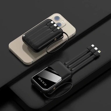 Sạc Dự Phòng 10.000mAh - Sạc Nhanh, Mini, Nhiều Cổng, Pin Lớn, Giá 215k