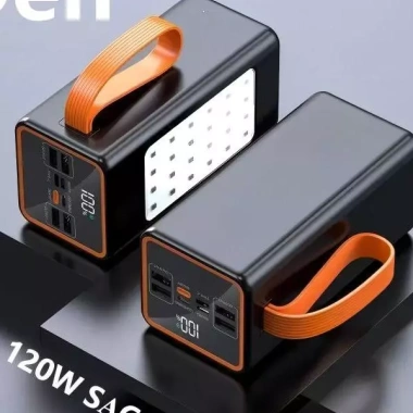 Sạc dự phòng 120W 90.000mAh công nghệ sạc nhanh, LED hiển thị, sạc đa thiết bị, bảo hành 24 tháng - Giá 315.000đ