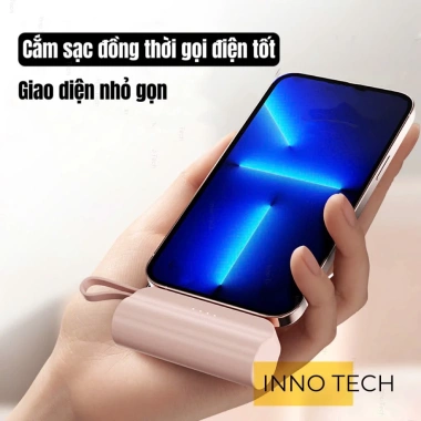 Sạc Dự Phòng 2 Cổng PD 15W – Sạc Nhanh Type‑C & USB, Tương Thích Điện Thoại, Giá Đỡ Tích Hợp 6 Sạc Dự Phòng 2 Cổng PD 15W – Sạc Nhanh Type‑C & USB, Tương Thích Điện Thoại, Giá Đỡ Tích Hợp 6