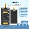 Sạc dự phòng 20.000-30.000mAh trong suốt, PD 120W/20W, 4 dây tích hợp, đèn LED, giá 255k