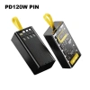 Sạc dự phòng 20.000-30.000mAh trong suốt, PD 120W/20W, 4 dây tích hợp, đèn LED, giá 255k 7