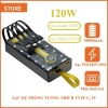 Sạc dự phòng 20.000-30.000mAh trong suốt, sạc nhanh PD120W/20W, 4 dây tích hợp + LED, giá 329k 10