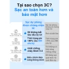 Sạc dự phòng 20.000mAh 3C nhanh - 2 dây sạc, màn LED, pin mạnh, giá 189.000₫ 5