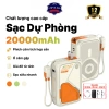 Sạc dự phòng 20.000mAh gập phích cắm và dây sẵn, công suất 22.5W, giảm giá 528.000 VND