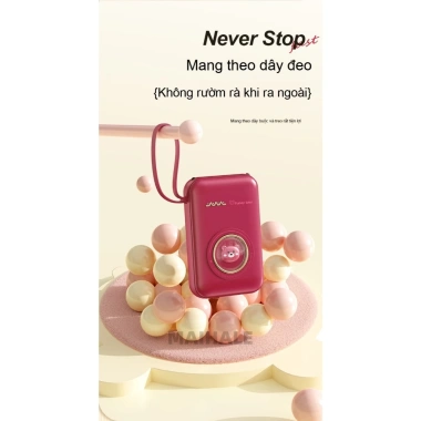 Sạc Dự Phòng 20.000mAh Thiết Kế Nhỏ Gọn, Sạc Nhanh, 3 Dây - Giá 110.000 VND