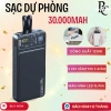 Sạc Dự Phòng 30.000mAh PD 100W - Sạc Nhanh 20W, Có Dây, Màn LED Hiển Thị Pin, Giá 379.000 VND