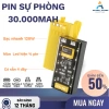 Sạc dự phòng 50.000mAh 120W siêu nhanh - Màn hình LED, 4 cổng, vỏ trong suốt 462.500đ