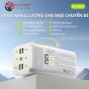 Sạc dự phòng 50.000mAh 22.5W nhanh, đèn LED chiếu sáng, 2 dây sạc - 842k 5