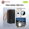 Sạc dự phòng 50.000mAh 22.5W nhanh, đèn LED chiếu sáng, 2 dây sạc - 842k 7