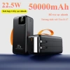 Sạc Dự Phòng 50.000mAh 22.5W PD/QC Sạc Nhanh, Đèn LED, Tương Thích Nhiều Thiết Bị 4