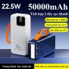 Sạc Dự Phòng 50.000mAh 22.5W PD/QC Sạc Nhanh, Đèn LED, Tương Thích Nhiều Thiết Bị 8