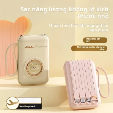 Sạc Dự Phòng 50.000mAh Bảo Hành 2 Năm, Sạc Nhanh, Màn Hình LED Hiển Thị Pin - 128.000 VND