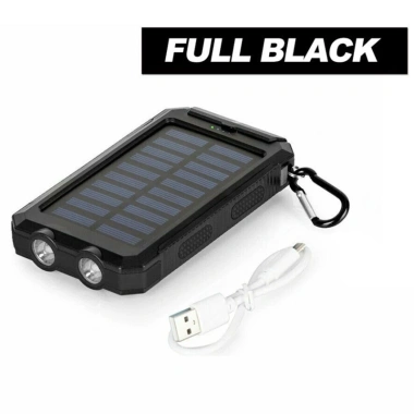 Sạc Dự Phòng 50.000mAh Năng Lượng Mặt Trời, Chống Thấm, Đèn LED - 259.000 VND