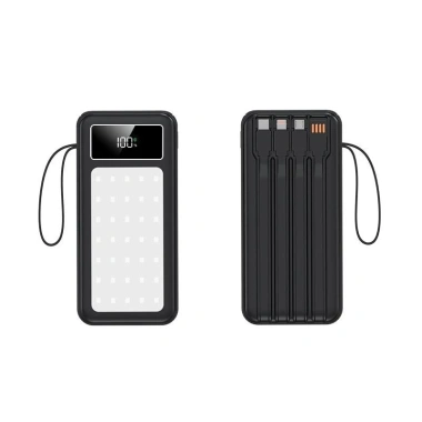 Sạc dự phòng 50.000mAh S015 tích hợp đèn pin - Dung lượng khủng, sạc đa thiết bị, giá 388k