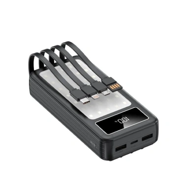 Sạc dự phòng 50.000mAh S015 tích hợp đèn pin - Dung lượng khủng, sạc đa thiết bị, giá 388k