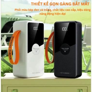 Sạc dự phòng 50.000mAh VZT-232 - Sạc nhanh 22.5/120W PD, màn hình LED hiện đại, giá chỉ 330.000₫