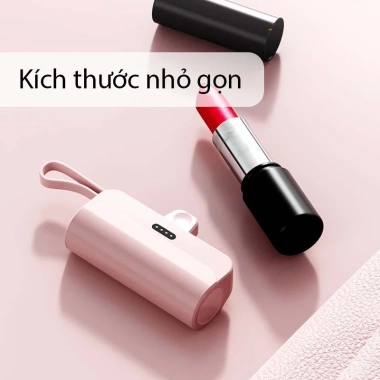 Sạc Dự Phòng 5.000mAh 20W - Sạc 2 Thiết Bị Cùng Lúc, Nhỏ Gọn Mang Đi