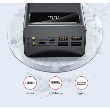 Sạc dự phòng chính hãng 40.000‑60.000mAh dung lượng lớn, tiện lợi, chỉ 180.000 VND