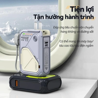 Sạc Dự Phòng Củ Sạc Nhanh Chính Hãng PD22.5W SP01 - Hỗ Trợ Sạc Không Dây, Chứng Nhận CCC, Giá 411.000₫ 8