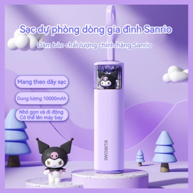 Sạc dự phòng Disney Sanrio 10.000mAh - Nhỏ gọn, cáp tích hợp, giá chỉ 482.900 VND 2