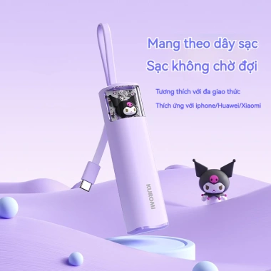 Sạc dự phòng Disney Sanrio 10.000mAh - Nhỏ gọn, cáp tích hợp, giá chỉ 482.900 VND 3
