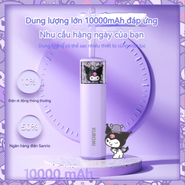 Sạc dự phòng Disney Sanrio 10.000mAh - Nhỏ gọn, cáp tích hợp, giá chỉ 482.900 VND 6