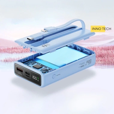 Sạc Dự Phòng DX310 22.5W PD với 20.000/50.000mAh, sạc nhanh 4 lần, có dây 7 Sạc Dự Phòng DX310 22.5W PD với 20.000/50.000mAh, sạc nhanh 4 lần, có dây 7