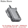 Sạc dự phòng Hoco Q39 20.000mAh sạc nhanh 20W kèm dây LN và Type-C - Giá chỉ 460.000₫