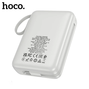 Sạc dự phòng Hoco Q39 20.000mAh sạc nhanh 20W kèm dây LN và Type-C - Giá chỉ 460.000₫ 3