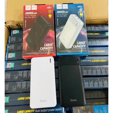 Sạc dự phòng Hoco SU02 20.000mAh - Pin dung lượng lớn, giá chỉ 215.000₫