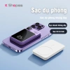 Sạc dự phòng hút nam châm 22.5W - Siêu mỏng, không dây, 3.000‑50.000 mAh, sạc nhanh, giảm giá 259k