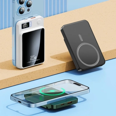 Sạc dự phòng hút nam châm 22.5W - Siêu mỏng, không dây, 3.000‑50.000 mAh, sạc nhanh, giảm giá 259k 9 Sạc dự phòng hút nam châm 22.5W - Siêu mỏng, không dây, 3.000‑50.000 mAh, sạc nhanh, giảm giá 259k 9