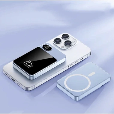 Sạc dự phòng không dây 10.000mAh từ tính, sạc nhanh PD, lực hút mạnh - 275k 5 Sạc dự phòng không dây 10.000mAh từ tính, sạc nhanh PD, lực hút mạnh - 275k 5