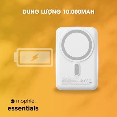 Sạc dự phòng Mophie Snap+ PD 20W 10.000mAh không dây Qi Bảo hành 2 năm giá chỉ 789.000đ
