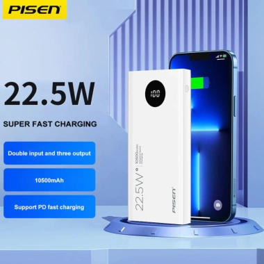 Sạc Dự Phòng Pisen Quick 30W, Dung Lượng 20.000mAh – Giá Chỉ 450.000₫