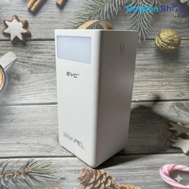 Sạc Dự Phòng SYC S156/WP283 80/50.000mAh 160W Sạc Nhanh và Đèn Pin Siêu Sáng 650k