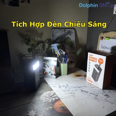 Sạc Dự Phòng SYC S156/WP283 80/50.000mAh 160W Sạc Nhanh và Đèn Pin Siêu Sáng 650k 5 Sạc Dự Phòng SYC S156/WP283 80/50.000mAh 160W Sạc Nhanh và Đèn Pin Siêu Sáng 650k 5