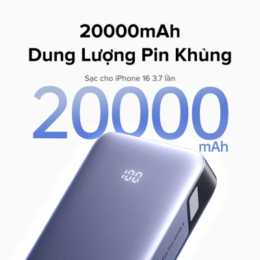 Sạc dự phòng UGREEN 20.000mAh PD 25W PPS QC USB-C Fast Charge - Giá chỉ 759.000₫ 4 Sạc dự phòng UGREEN 20.000mAh PD 25W PPS QC USB-C Fast Charge - Giá chỉ 759.000₫ 4