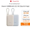 Sạc dự phòng Xiaomi 10.000mAh 22,5W cáp Type-C tích hợp - Chính hãng, giá ưu đãi 486k