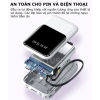Sạc dự phòng XY68 20.000mAh dung lượng lớn, tích hợp dây sạc nhanh, hỗ trợ đa thiết bị - Giá 165k 8