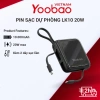 Sạc Dự Phòng YOOBAO LK10 10.000mAh Sạc Nhanh Type-C & Lightning Màn Hình Hiển Thị Phần Trăm Pin Giá 479k