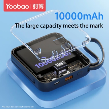 Sạc Dự Phòng YOOBAO LK10 10.000mAh Sạc Nhanh Type-C & Lightning Màn Hình Hiển Thị Phần Trăm Pin Giá 479k