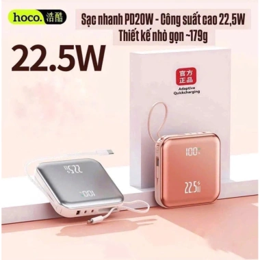 Sạc Hoco chính hãng CCC dung lượng 20.000mAh sạc cực nhanh - Giá 339.000₫