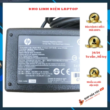 Sạc Laptop HP 65W Type-C cho Chromebook X360, Envy 360, Spectre 13t, Elite x2 – Giá chỉ 340.000₫